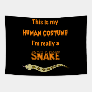 Funny Snake Halloween Costume Tapestry