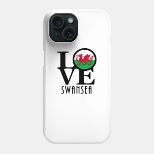 LOVE Swansea Wales Phone Case