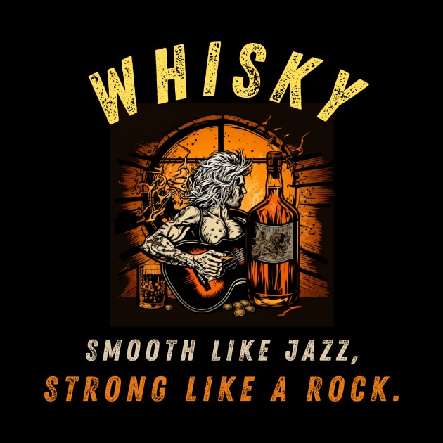 Whiskey: Smooth like jazz, strong like a rock. by MaltyShirts