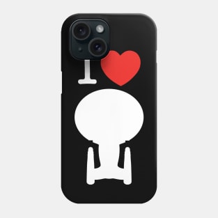 I ♥︎ Star Trek – The Next Generation (white-out) Phone Case