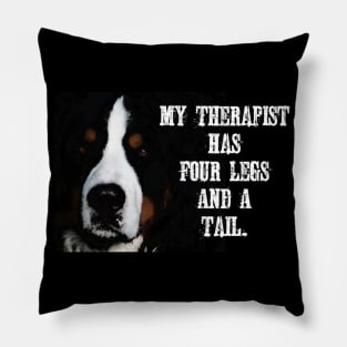 Bernese Mountain Dog Therapist Pillow