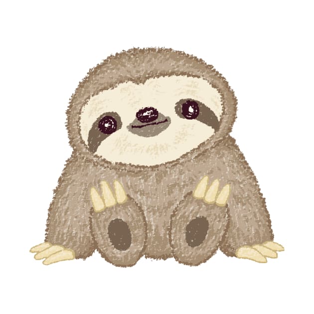 Sloth illustration by sanogawa