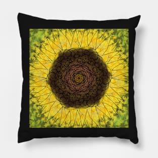 Sunflower Quilt Pillow