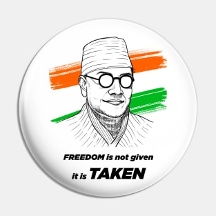 Netaji Subhas Chandra Bose Pin