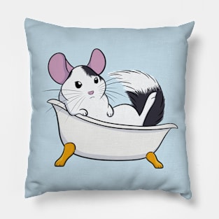 Chinchilla Bath (Mosaic) Pillow