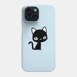 Cute black cats and fish bones Phone Case