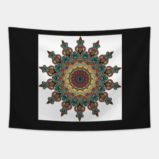 Trippy Mandala Tapestry