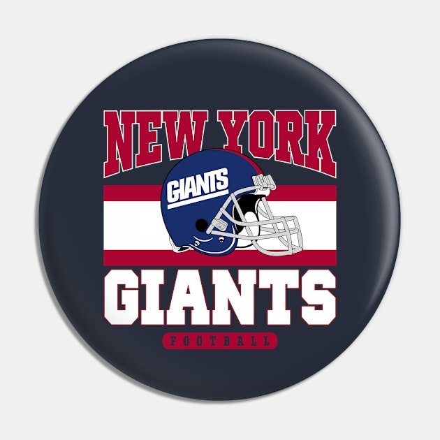 New York Giants Football Pin by ManulaCo