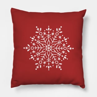 Snowflake christmas Pillow