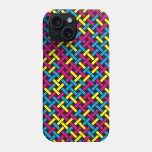 Weave Pattern (CMYK) Phone Case