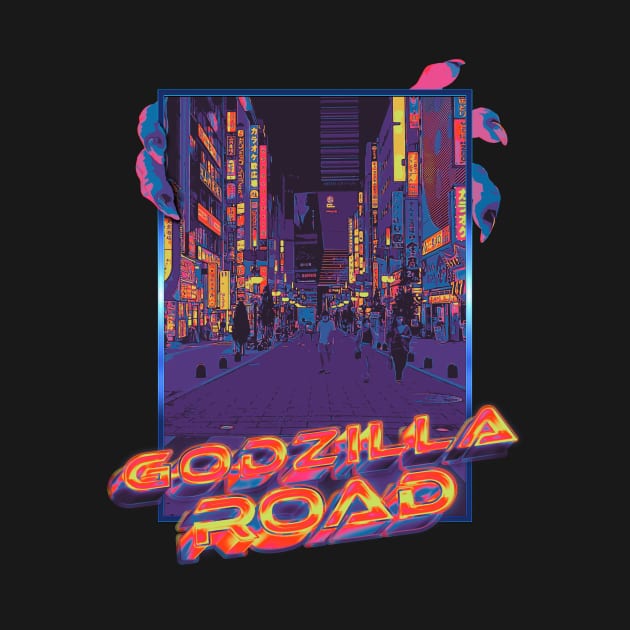 Godzilla Road Japan by MerlinArt