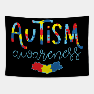 Puzzle Autism Awareness Tapestry