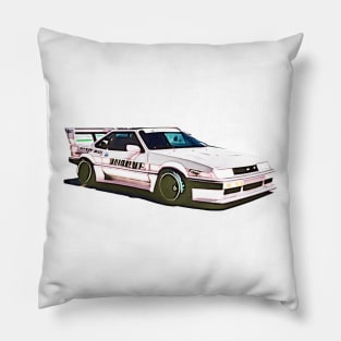 Formula 1 Drift racing white car sedan sports car race car Pillow