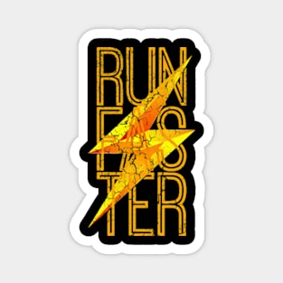 barry allen flash faster run Magnet