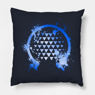 Spaceship Earth Abstract Pillow