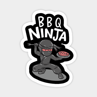 BBQ Ninja - Funny Grill Master Gift Magnet