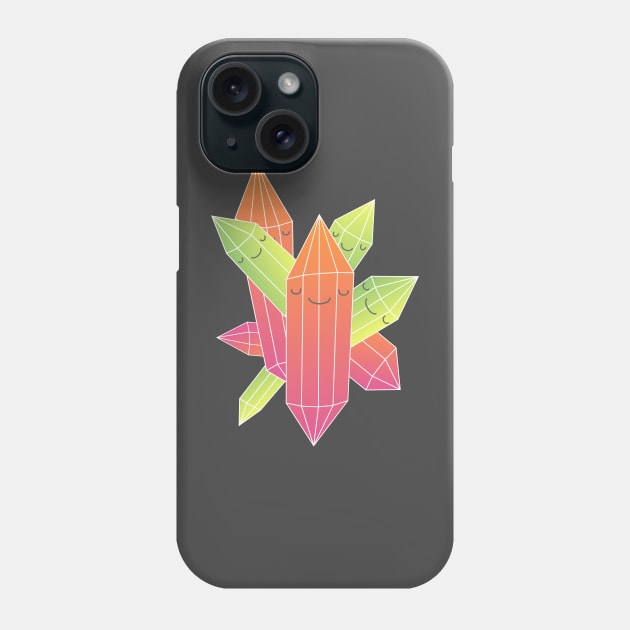 Happy Crystals Phone Case by Dusty Daze