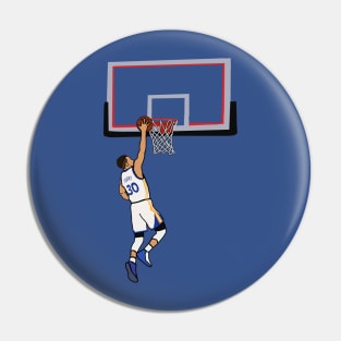 Steph Curry Misses The Dunk - NBA Golden State Warriors Pin