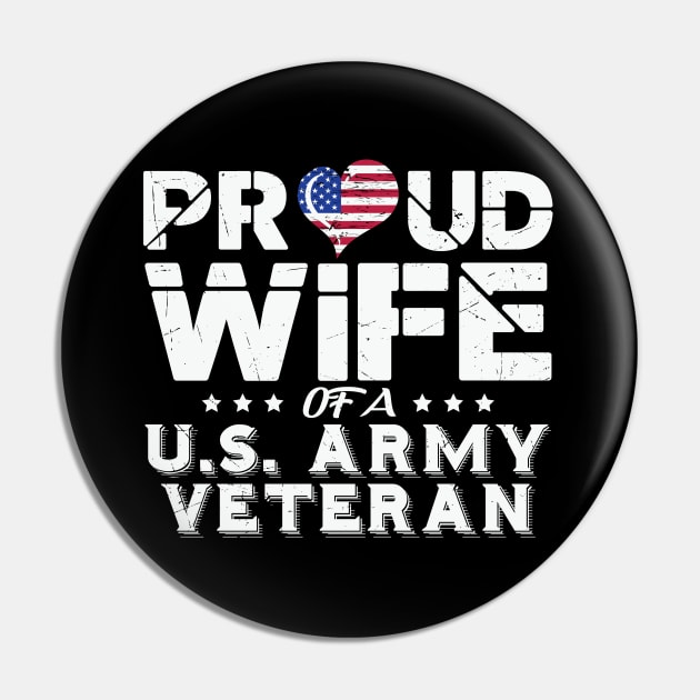 Proud Wife Of A Us Veteran Army Pin by busines_night