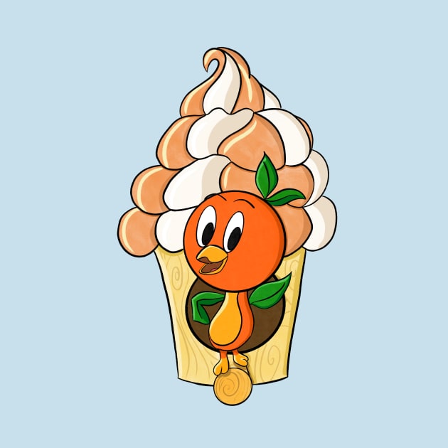 Little Orange Bird by sketchcot