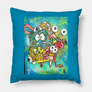 Spongebob trip pants Pillow