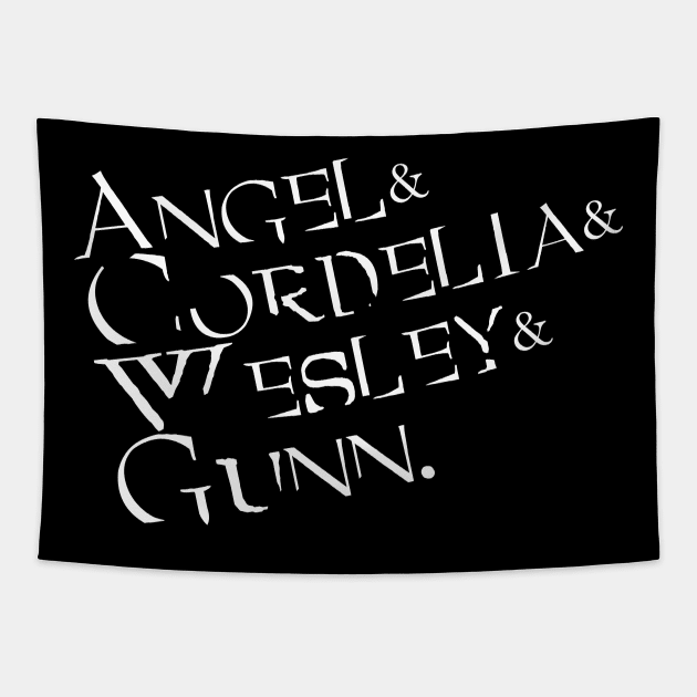 Angel Names Tapestry by nickbeta