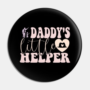 Daddy's little helper design for proud dads and sons Pin