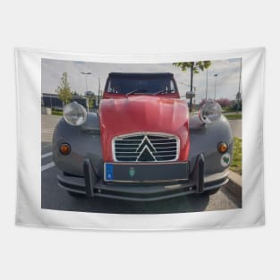 Duck Red Gray Tapestry