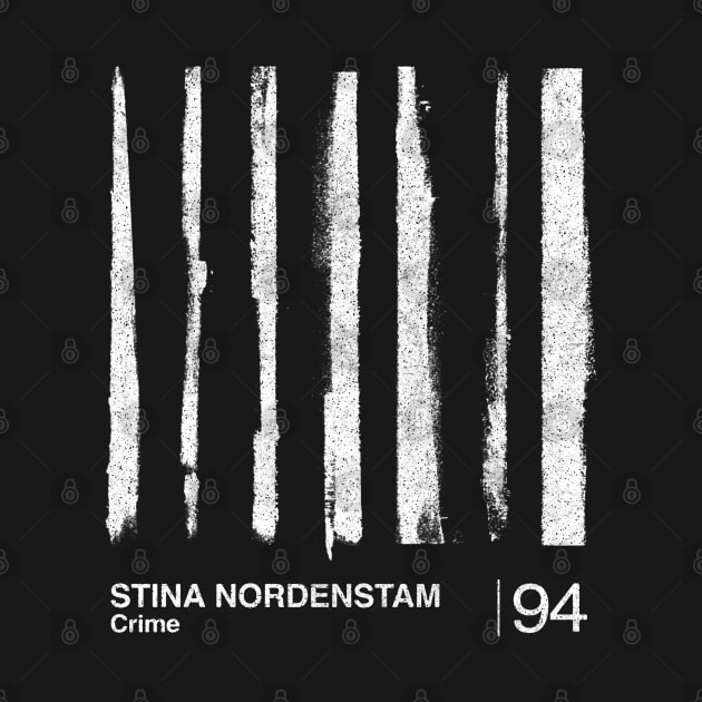 Crime / Stina Nordenstam / Minimalist Graphic Artwork Fan Design by saudade