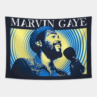 Classic Marvin Gaye Light Blue Tapestry