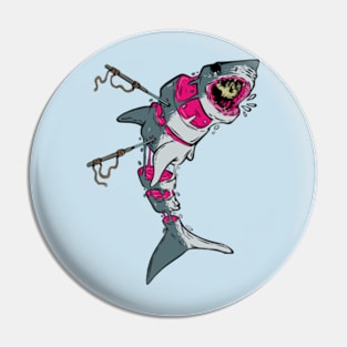 Shark hunter Pin