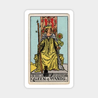 Queen of Wands Tarot Magnet