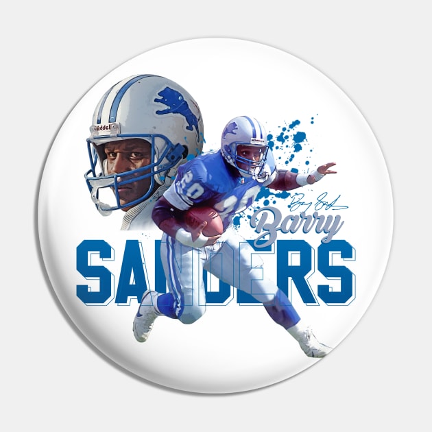 Barry Sanders Pin by Juantamad