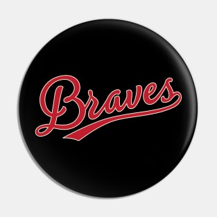 Atlanta Braves 4 by Buck Tee Originals Pin