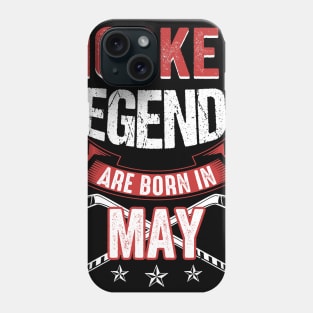 Hockey Legends Are Born In May Phone Case