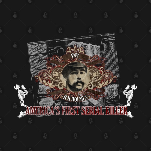 H H Holmes Murder Hotel Design by HellwoodOutfitters