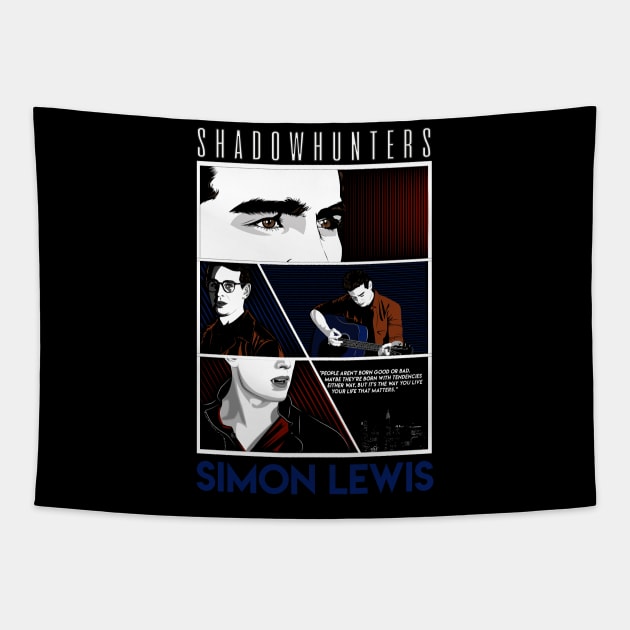 Simon Lewis Tapestry by Ddalyrincon