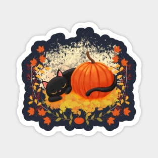 Cozy Autumn Magnet