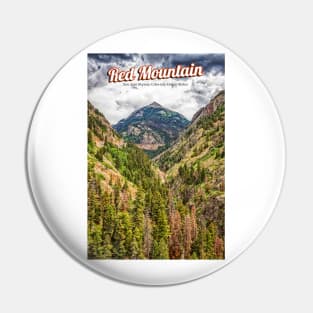 Red Mountain on the San Juan Skyway Pin