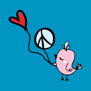 Love and Peace little Bird T-Shirt