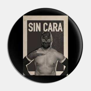 Sin Cara Vintage Pin