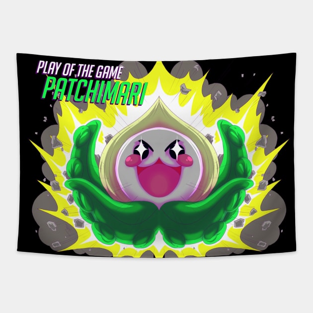 Play of the Game - Patchimari Tapestry by pbarbalios