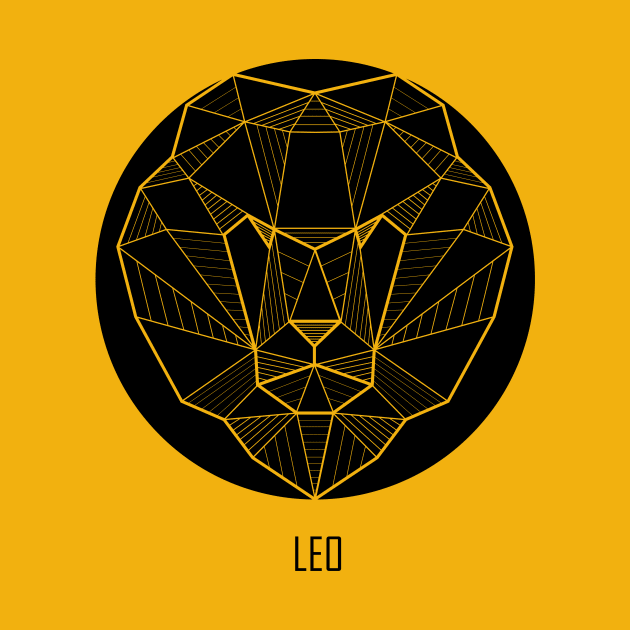 Leo - Geometric Astrology by alcateiaart