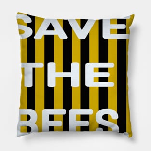 Save The Bees T-Shirt Pillow