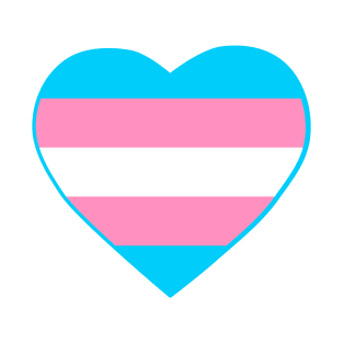 Pride Flag Heart Transgender T-Shirt