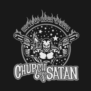 Church Of Satan - Home of Rock 'N' Roll T-Shirt