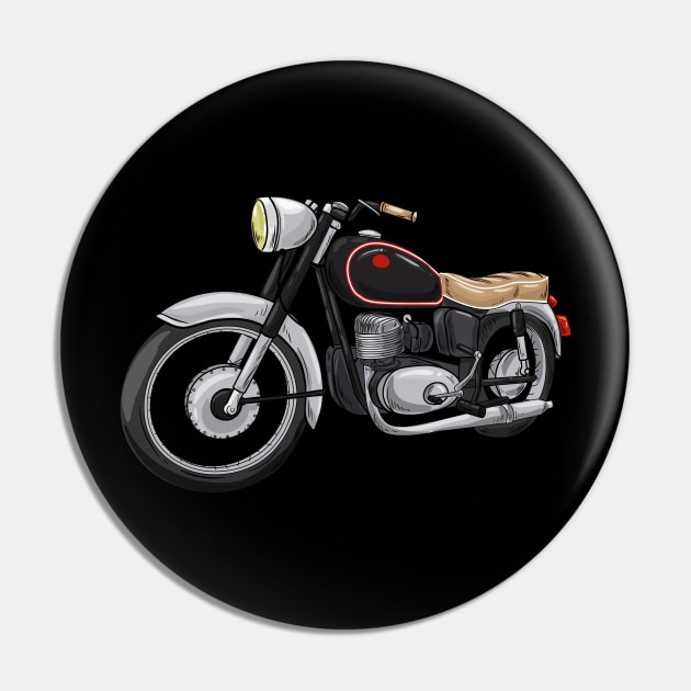 Cool motorcycle Pin by Markus Schnabel