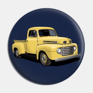 1950 Ford F1 Pickup Truck in yellow Pin