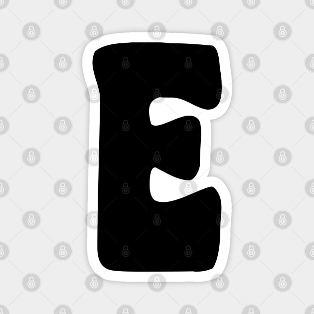 Letter E Magnet by Xtian Dela ✅