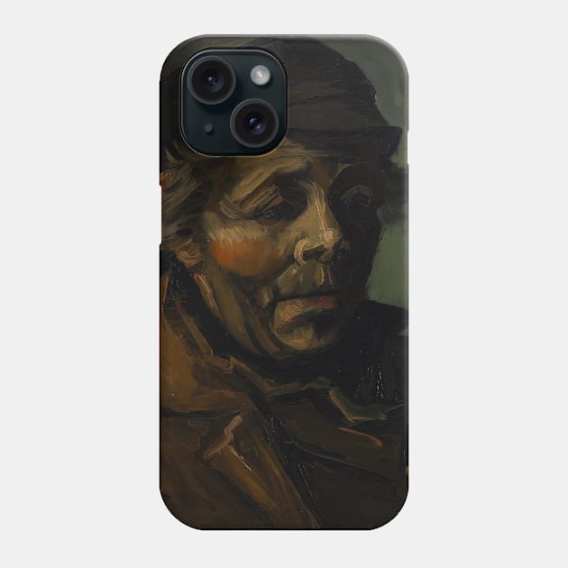 Head of a Peasant by Vincent van Gogh Phone Case by Classic Art Stall